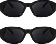 ÉÌƷͼƬ 15 | B0B5V7T75J | FEISEDY Retro Trendy Rectangle Sunglasses Women Men Narrow Shades B2322