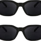 商品图片 15 | B0B5V7T75J | FEISEDY Retro Trendy Rectangle Sunglasses Women Men Narrow Shades B2322