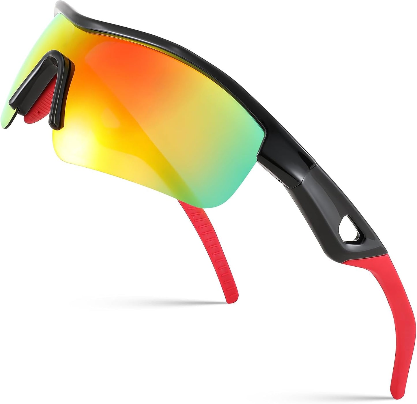 商品图片 2 | B0C7189J4Z | FEISEDY Men Sunglasses, Polarized Cycling Sunglasses, UV400 Sports Baseball Running Fishing Hiking Shades B2372