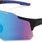 Black Frame Blue Mirrored Lens / Large | B0DB5QGKT7 | FEISEDY Cycling Glasses Sports Sunglasses for Men Women, Youth Kids Baseball Softball Running Sunglasses B0223