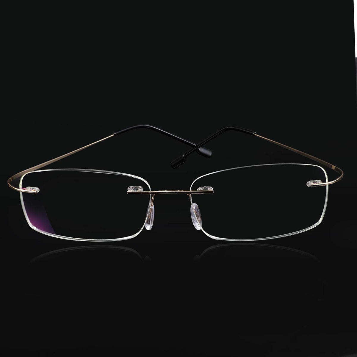 ÉÌƷͼƬ 17 | B08LNLRPLD | FEISEDY Lightweight Rimless Titanium Stainless Steel Anti-Blue Light Reading Glasses B2686