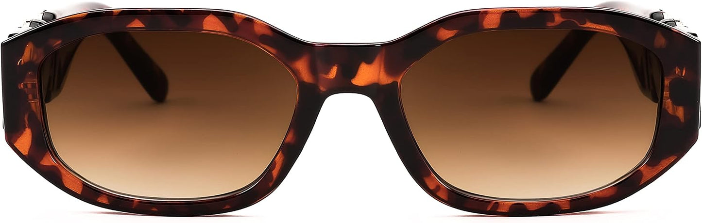 商品图片 41 | B0B5V7T75J | FEISEDY Retro Trendy Rectangle Sunglasses Women Men Narrow Shades B2322