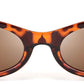 02 Leopard / 47 Millimeters | B08DFNGYWQ | FEISEDY Small Cat Eye Sunglasses Vintage Square Shade Women Eyewear B2291