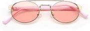 ÉÌƷͼƬ 16 | B0DRYKH1MV | FEISEDY Classic Trendy Oval Sunglasses Women Men Cute Small Shade Metal Frame Sunnies B0264