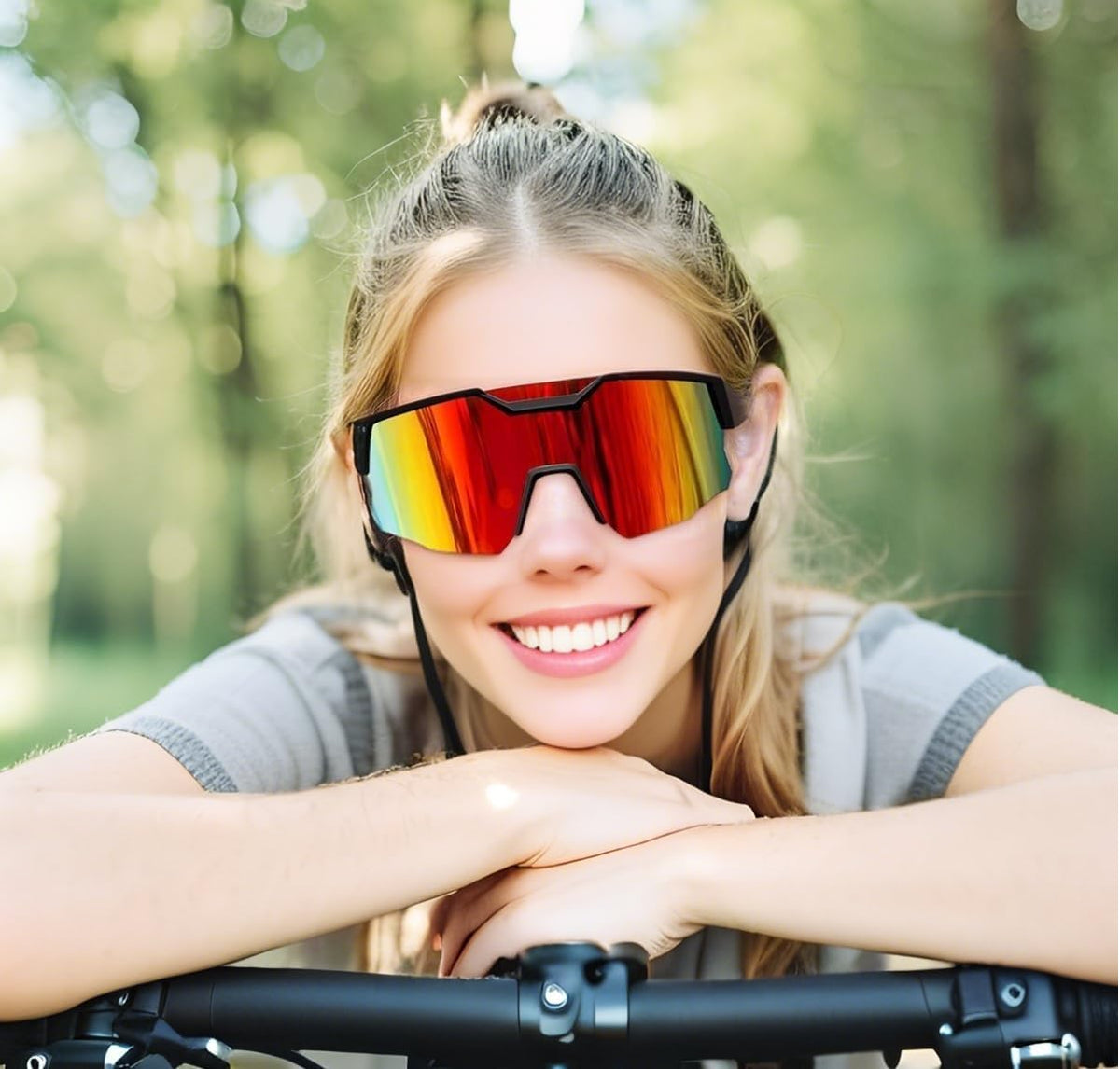 商品图片 5 | B0DJSXXWD7 | Teens Baseball Sunglasses Sports Cycling Glasses for Youth B0157
