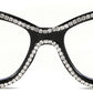 商品图片 2 | B0CQ55685Z | FEISEDY Diamond Blue Light Blocking Glasses Cat Eye Rhinestone Women Glasses Frame Anti Eyestrain Computer Eyewear B0070