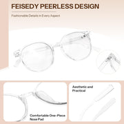ÉÌƷͼƬ 13 | B0GT2R9GP7 | FEISEDY Photochromic Blue Light Blocking Glasses Fashion Women Men B1238