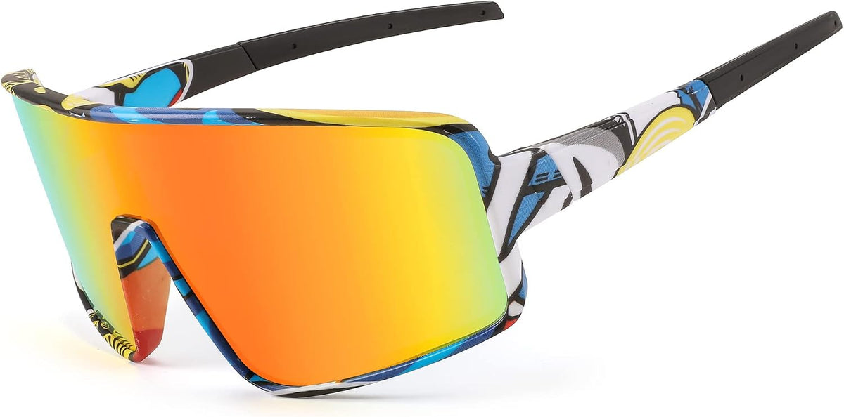 ÉÌƷͼƬ 33 | B0C785JPH3 | FEISEDY Sports Sunglasses, Polarized Oversized Shield for Women Men Youth, Baseball Cycling Running Outdoor Visor B2988