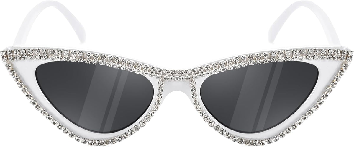 ÉÌƷͼƬ 11 | B0BZ7YMM4F | FEISEDY Oversized Women Cat Eye Rhinestone Sunglasses Costume Party B2360