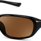 Black/Brown / 58 Millimeters | B0GLGQ2QRK | FEISEDY Y2K Bug Eye Cat Eye Oval Sunglasses for Women Men B0407 | Ultra-lightweight, UV400 protection, Versatile & Chic, Petite faces