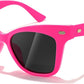 007 Hot Pink / 51 Millimeters | B0CJNRBVQ8 | FEISEDY Trendy Polarized Sunglasses, Retro Cateye Frame for Women, UV400 Protection Shades B0009