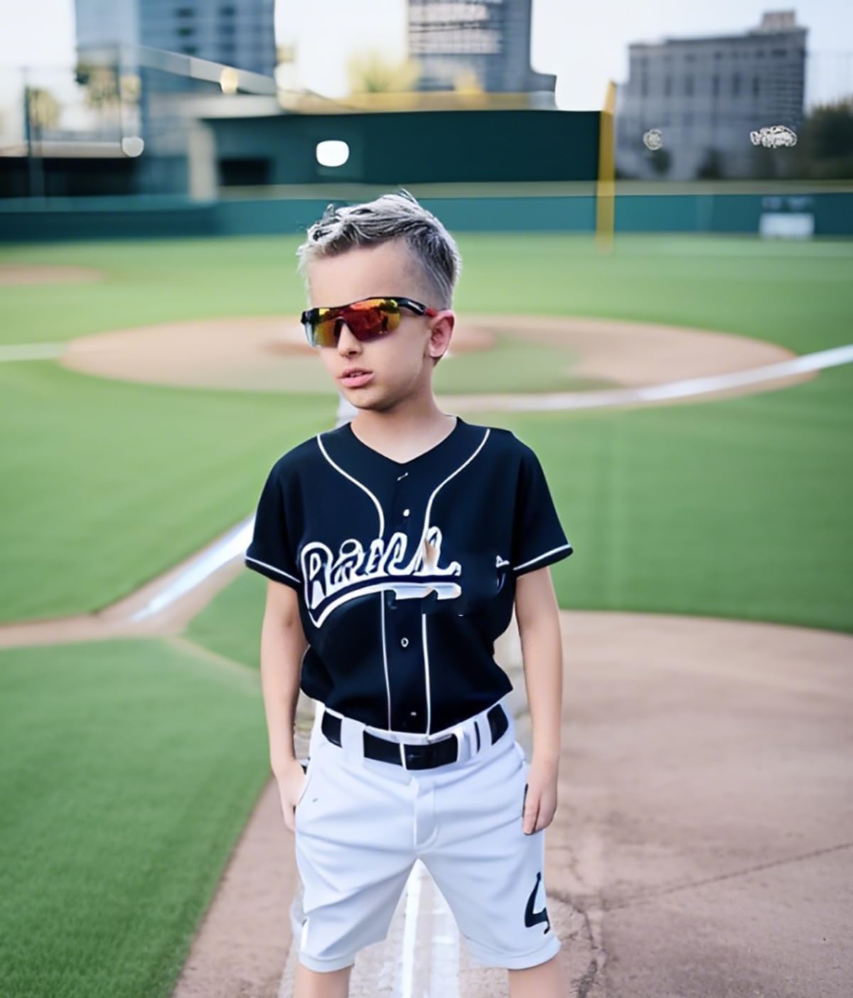 ÉÌƷͼƬ 4 | B07JZ18KMZ | FEISEDY Kids Polarized Sports Sunglasses, TR90 UV400 Baseball Cycling