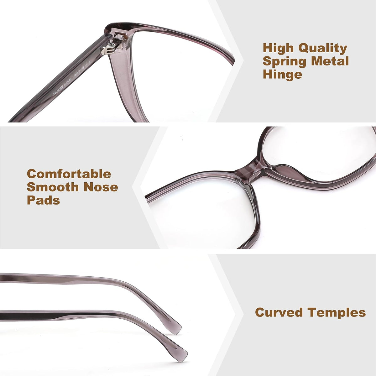 ÉÌƷͼƬ 10 | B0CTQL71PM | FEISEDY Cat Eye Blue Light Glasses for Women Anti Glare Eyestrain Computer Game Glasse B0123
