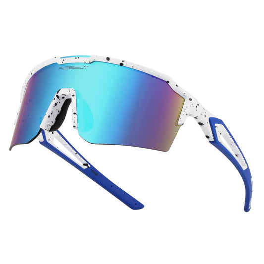 FEISEDY Sports Sunglasses for Men Women Baseball Cycling Running Driving Glasses UV400 B0088