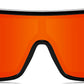 商品图片 29 | B0D3PKKSD9 | FEISEDY Trendy Futuristic Wrap Sunglasses Flat Top Mirrored One Piece Lens Reflective Sun Glasses for Women Men B0161