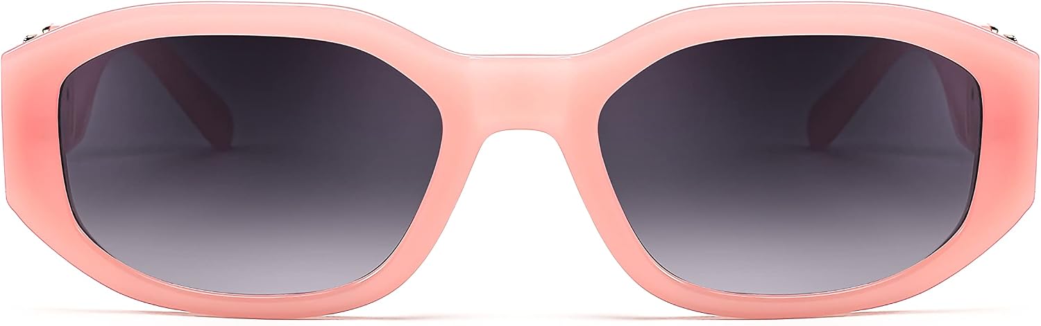 商品图片 55 | B0B5V7T75J | FEISEDY Retro Trendy Rectangle Sunglasses Women Men Narrow Shades B2322