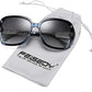 商品图片 7 | B079GT4RXH | FEISEDY Polarized Women Square Sunglasses Sparkling Composite Shiny Frame B2289