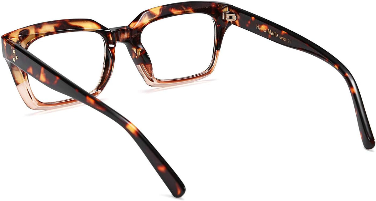 ÉÌƷͼƬ 52 | B082SGFPVF | FEISEDY Glasses Frame Womens, Square Thick Eyeglasses Frame, Classic Eyewear for Men B2461