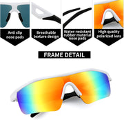 ÉÌƷͼƬ 117 | B07JZ18KMZ | FEISEDY Kids Polarized Sports Sunglasses, TR90 UV400 Baseball Cycling