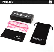 ÉÌƷͼƬ 8 | B0B9BNZRMZ | FEISEDY Retro Aviator Square Sunglasses for Women Men UV400 B2939