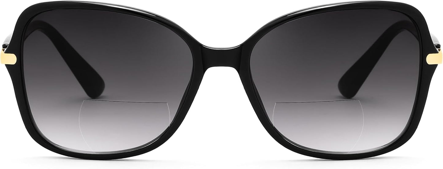 商品图片 7 | B0GT132JWH | FEISEDY Women Bifocal Sunglasses Reader UV400 Protection B0351 | Butterfly Sun Reader, Fashion Outdoor Reading Glasses