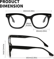 商品图片 6 | B0HCTFJTY2 | FEISEDY Blue Light Blocking Reading Glasses for Women Men B0401