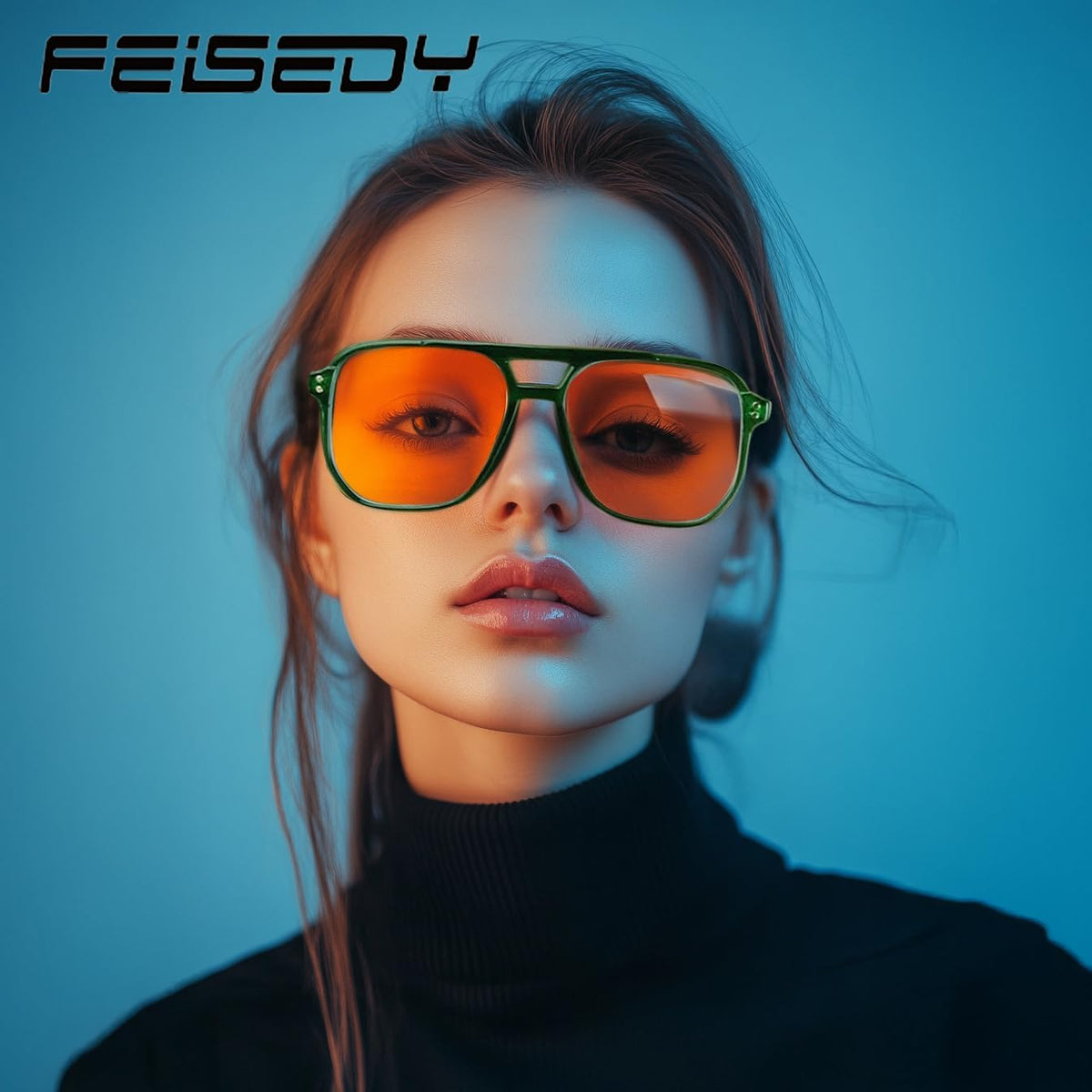 ÉÌƷͼƬ 70 | B0GCVQFPW9 | FEISEDY Blue Light Glasses for Computer Gaming Anti Eyestrain Glasses G2835