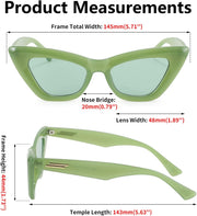 ÉÌƷͼƬ 20 | B09QKF53K5 | FEISEDY Vintage Small Cat Eye Sunglasses for Women Square Retro Cateye Eyewear B2869