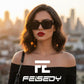 商品图片 2 | B0GD5FWDBC | FEISEDY Retro Trendy Rectangle Polarized Sunglasses for Women Men,Classic Narrow Square Sun Glasses B0314