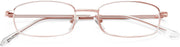 ÉÌƷͼƬ 11 | B0DQ3B3RQP | FEISEDY Vintage Blue Light Glasses for Women Metal Y2K Rectangle Glasses Gold Silver Fake Nerd Eyewear Frame B0271