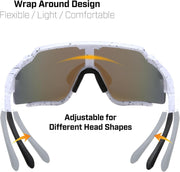 ÉÌƷͼƬ 6 | B0CTQ1VCY3 | FEISEDY Polarized Sports Sunglasses for Men Women, Baseball Cycling Fishing Sunglasses UV400 Protection B0134