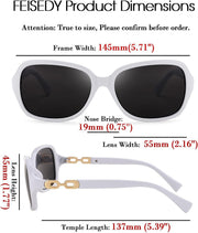 ÉÌƷͼƬ 73 | B08LPZDDKZ | FEISEDY Womens Polarized Sunglasses Square Wraparound Shades UV400 Mirrored Trendy Sun Glasses for Women B2526