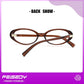 商品图片 17 | B0F6MW26L2 | FEISEDY Oval Blue Light Glasses for Woman Vintage Small Face Lightweight Eyeglasses Retro Nerd Y2K Frame B0290