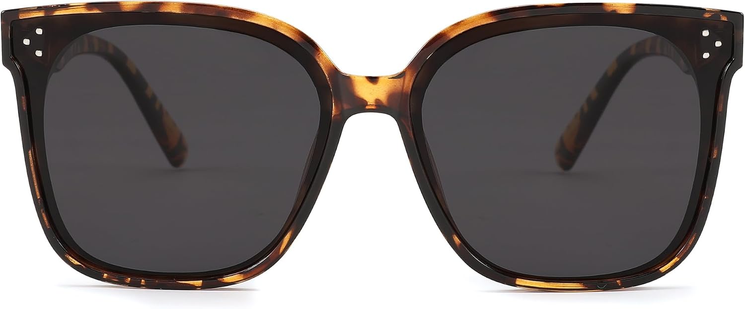 商品图片 8 | B0871BKMTN | FEISEDY Oversized Polarized Sunglasses - UV400 Protection, Square Fashion Sun Glasses for Outdoor & Daily B2600
