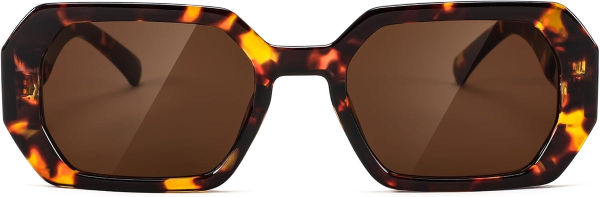 ÉÌƷͼƬ 23 | B0CNPQGQRW | FEISEDY Retro Rectangle Sunglasses for Women Men Classic Square Rhinestone Frame Sun Glasses Polygon Designer UV400 B0047