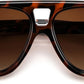 商品图片 3 | B0H1WK6BZT | FEISEDY Retro Aviator Polarized Sunglasses Men Women Trendy Square B0433
