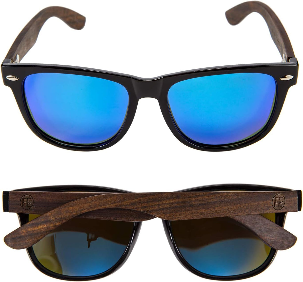 商品图片 5 | B07J2YHS4L | FEISEDY Polarized Wood Sunglasses Women Men HD UV400 Driving Fishing Golf Sunglasses B2448