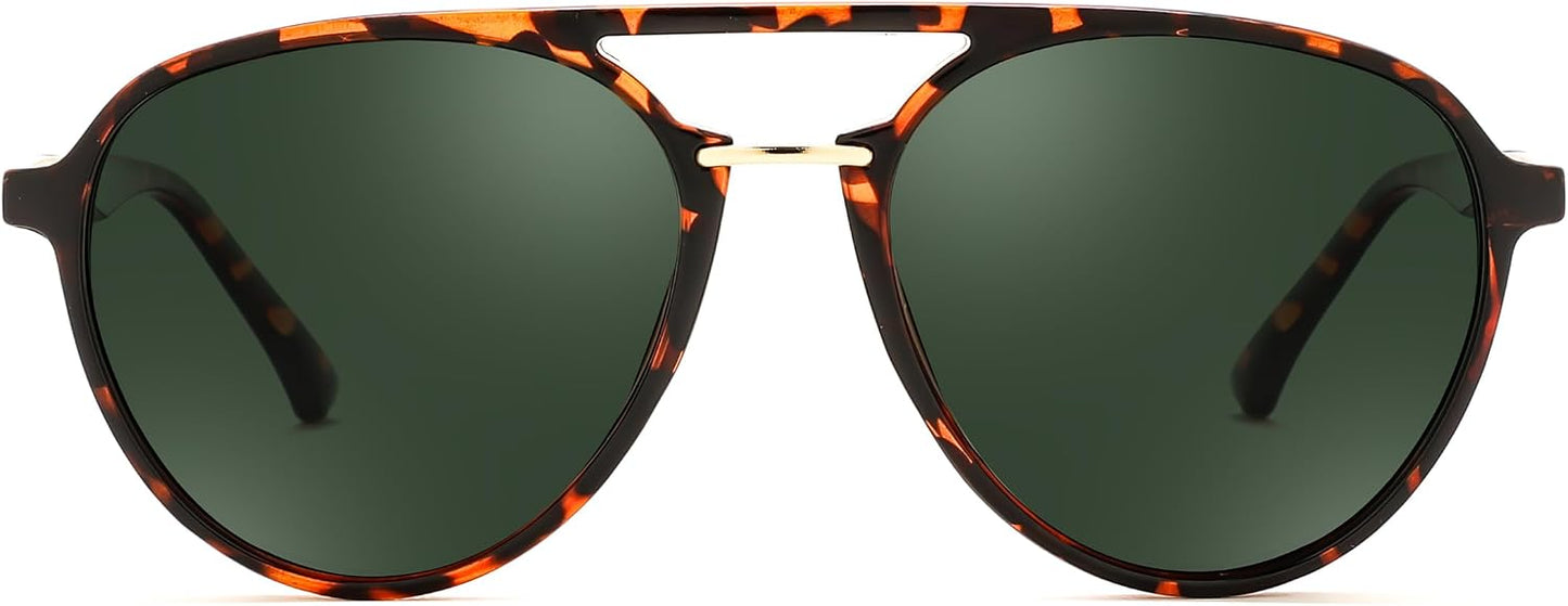 商品图片 11 | B0H1BPNZ36 | FEISEDY 70s Retro Aviator Sunglasses Polarized UV400 for Men Women B0453