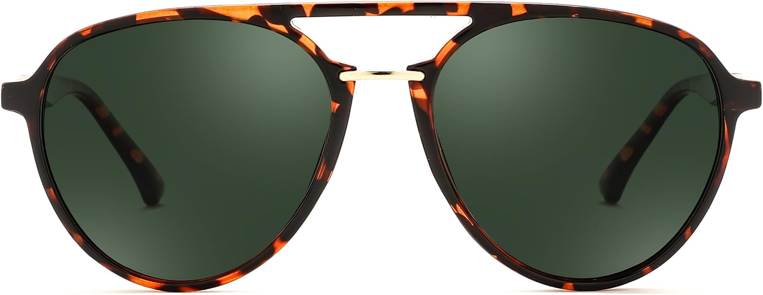 商品图片 11 | B0H1BPNZ36 | FEISEDY 70s Retro Aviator Sunglasses Polarized UV400 for Men Women B0453