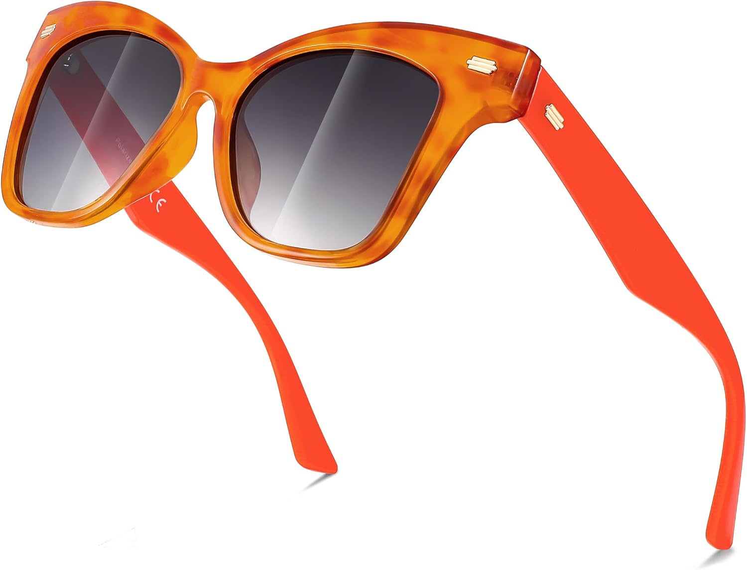 商品图片 15 | B0CJNSZC8B | FEISEDY Trendy Polarized Sunglasses, Retro Cateye Frame for Women, UV400 Protection Shades B0009