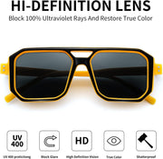 ÉÌƷͼƬ 13 | B0B9BNZRMZ | FEISEDY Retro Aviator Square Sunglasses for Women Men UV400 B2939