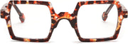 商品图片 9 | B0DNDMV881 | FEISEDY Fashion Blue Light Reading Glasses for Women Square Retro Anti- Glare Digital Eyestrain Readers B0261