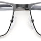 商品图片 7 | B0G1BLY966 | FEISEDY Classic Blue Light Reading Glasses Men,Metal Frame Readers with Spring Hinge, Anti Glare Eyeglasses for Reading B0337
