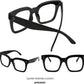 商品图片 6 | B08ZMQ47KD | FEISEDY Blue Light Blocking Reading Glasses Oversized Readers Designer Luxury Square Eyewear Frame B2695FR