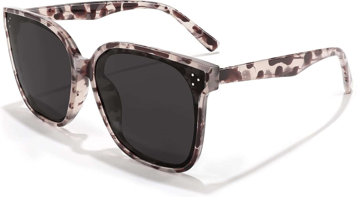 Marble Frame / 63 Millimeters | B0BR4R9D3G | FEISEDY Oversized Polarized Sunglasses - UV400 Protection, Square Fashion Sun Glasses for Outdoor & Daily B2600