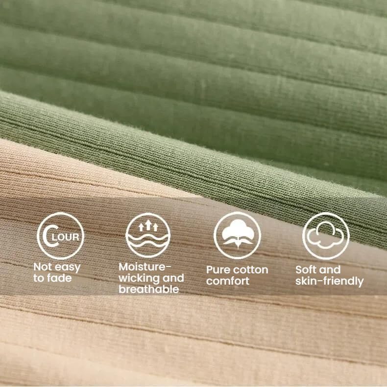 商品图片 6 | B0FV7BP1XT | Mens Underwear Cotton Boxer Shorts - Breathable Soft Comfortable Boxers for Men with Striped Texture