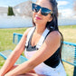 商品图片 138 | B0C5378735 | FEISEDY Vintage Square Cat Eye Sunglasses Women Trendy Cateye Sunglasses B2473