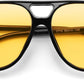商品图片 45 | B0H1WCGC42 | FEISEDY Retro Square Aviator Sunglasses Women Men Double Bridge B0443