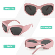 ÉÌƷͼƬ 28 | B0BQBWYZF6 | FEISEDY Trendy Y2k Sunglasses Women Men Oversized Shield Sunglasses Fashion Wrap Around Futuristic Glasses B2359