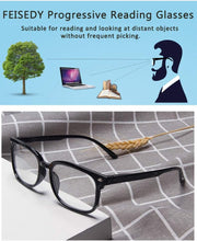 ÉÌƷͼƬ 4 | B07Q5Y42G2 | FEISEDY Progressive Multifocal Reading Glasses Blue Light Blocking Reader Glasses TR90 Frame Women Men B2497